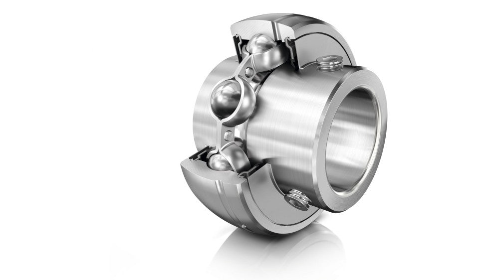 Schaeffler Introduces New INA Stainless-Steel Radial Insert Ball Bearings with Available Stainless-Steel or Thermoplastic Housings